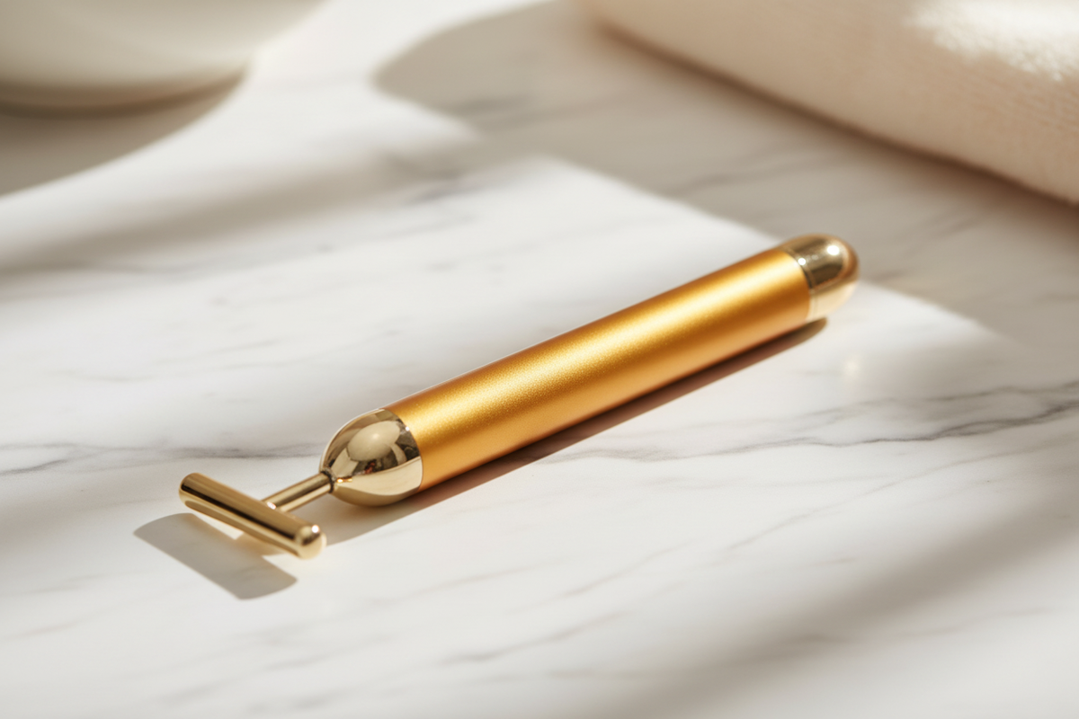 How to Use a 24K Gold Face Roller for Glowing Skin
