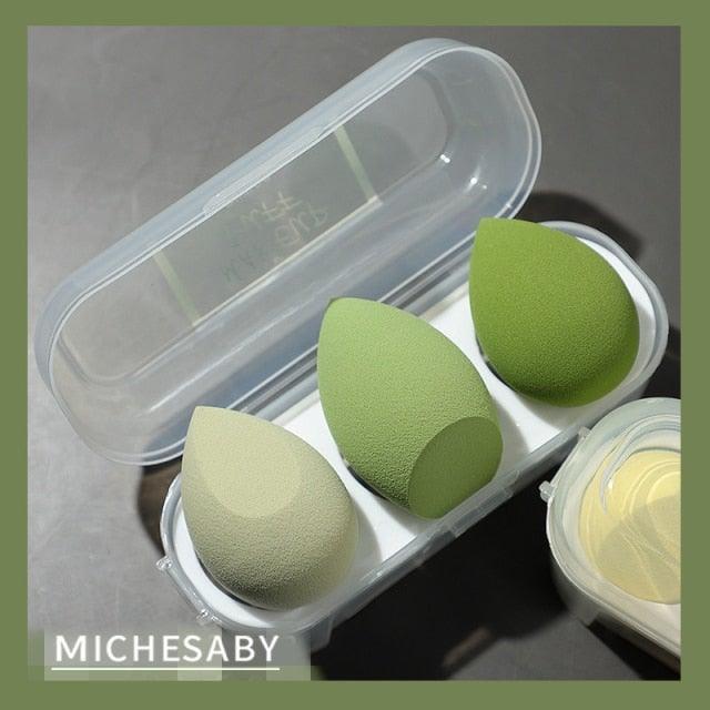 Colorful Makeup Sponge Set — Latex-Free Beauty Blenders (3 or 4 Piece)