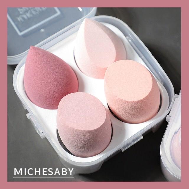 Colorful Makeup Sponge Set — Latex-Free Beauty Blenders (3 or 4 Piece)