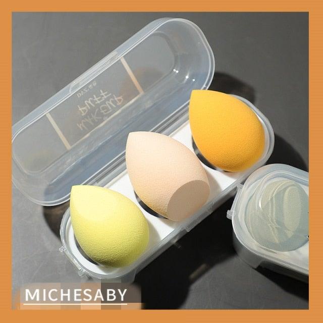 Colorful Makeup Sponge Set — Latex-Free Beauty Blenders (3 or 4 Piece)