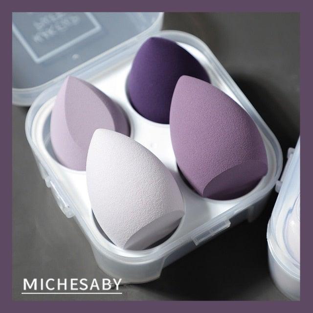 Colorful Makeup Sponge Set — Latex-Free Beauty Blenders (3 or 4 Piece)
