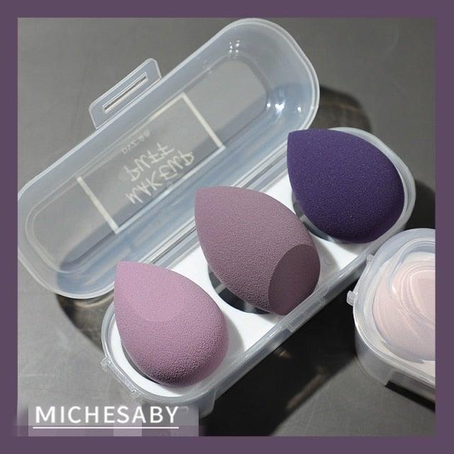 Colorful Makeup Sponge Set — Latex-Free Beauty Blenders (3 or 4 Piece)