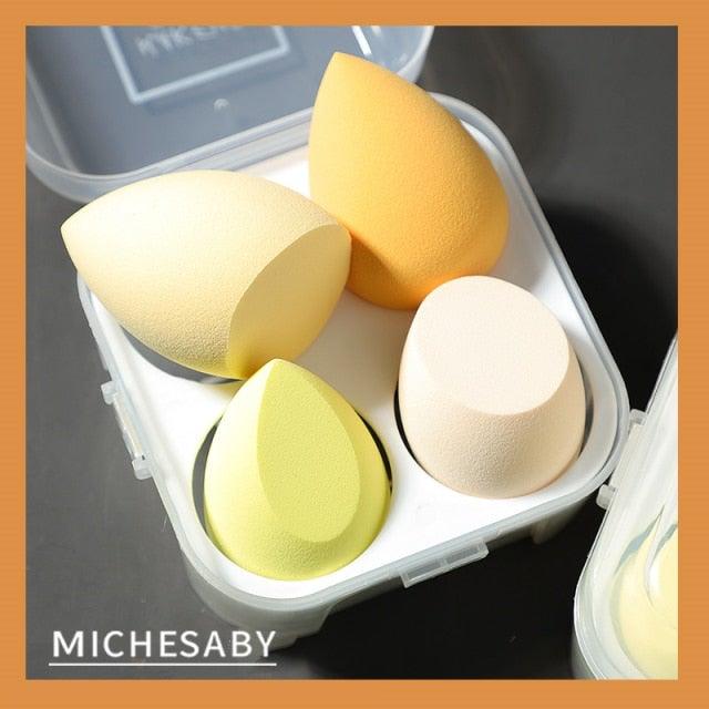 Colorful Makeup Sponge Set — Latex-Free Beauty Blenders (3 or 4 Piece)