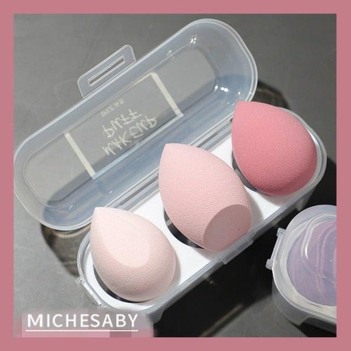 Colorful Makeup Sponge Set — Latex-Free Beauty Blenders (3 or 4 Piece)