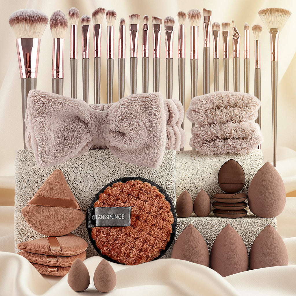 20- 40 Beauty Tools Major Combination Suit Face Wash Makeup Full Set (pick a set)