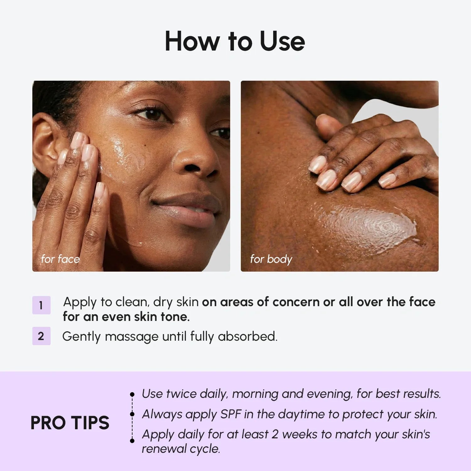 Marée Dark Spot Correcting Face & Body Serum