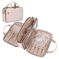 Large Travel Makeup Bag with Organizer Compartments