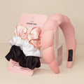 Cloud Nine Hair Essentials Bundle (Spa Headband & Satin Scrunchies)