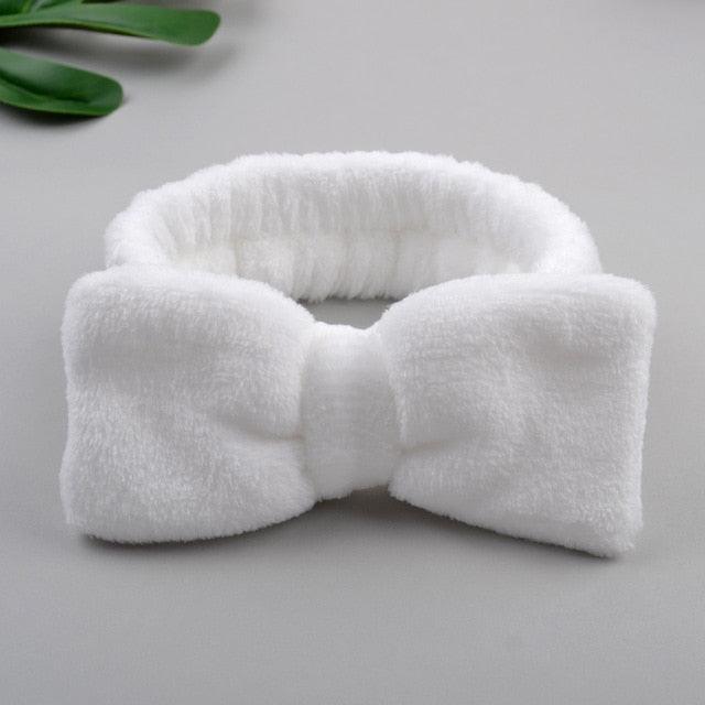Coral Fleece Cross Knot Headband | Spa & Wash Face Hair Band