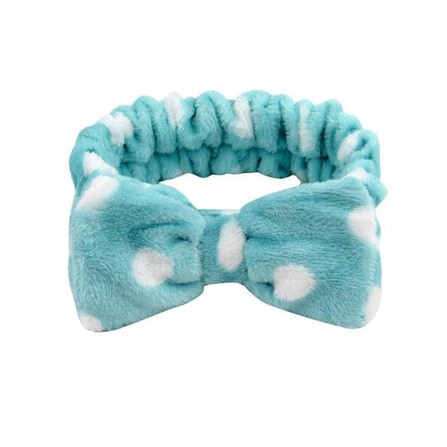 Coral Fleece Cross Knot Headband | Spa & Wash Face Hair Band