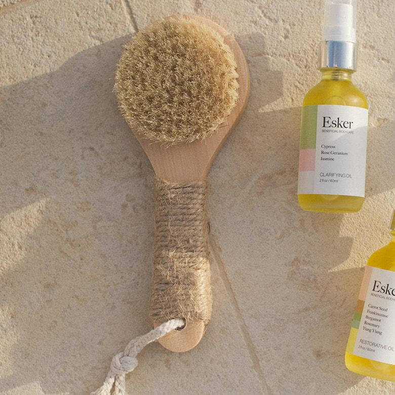 Dry Brush – Natural Bristle Body Tool for Glowing Skin