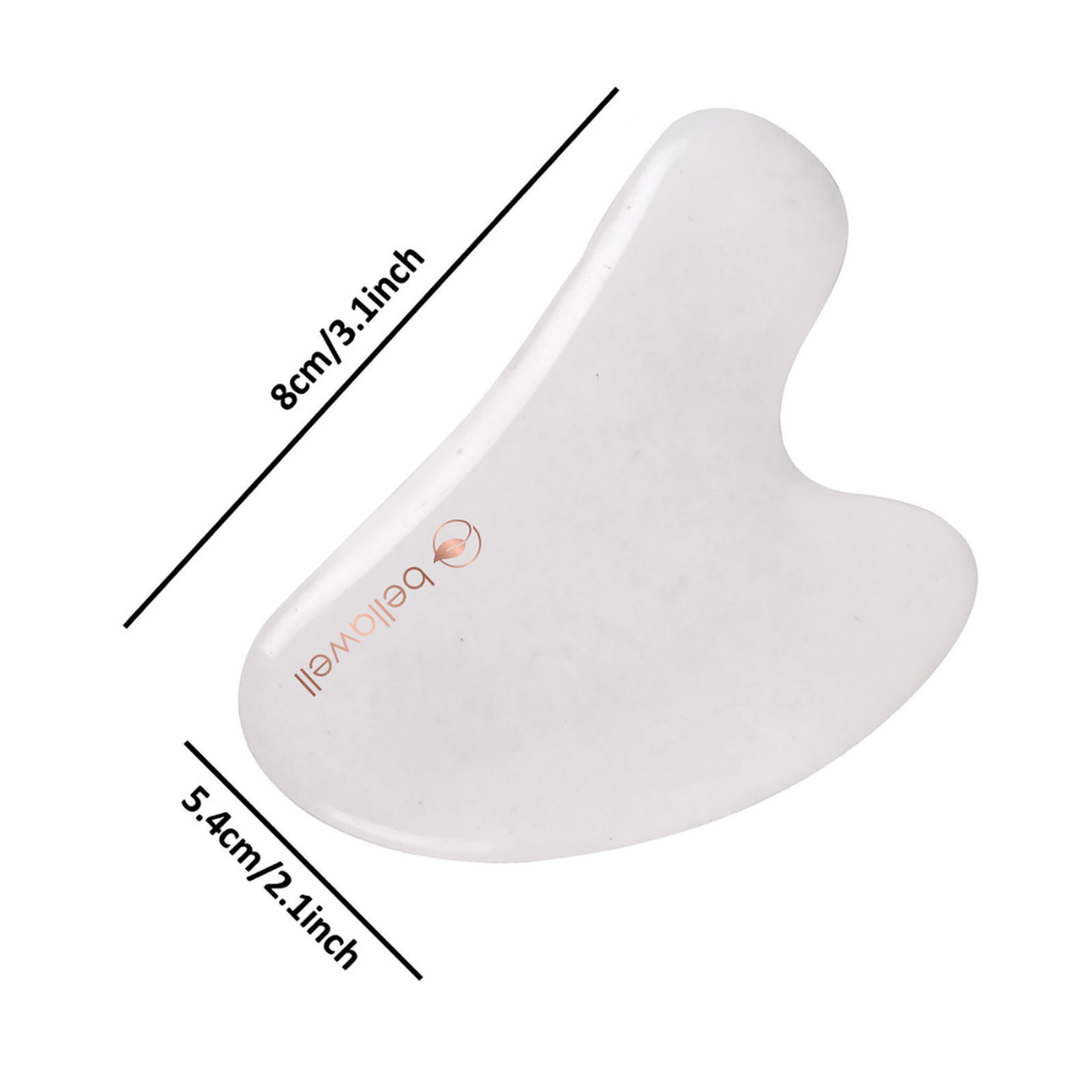 White Jade Gua Sha – Ancient Facial Lifting & Sculpting Tool