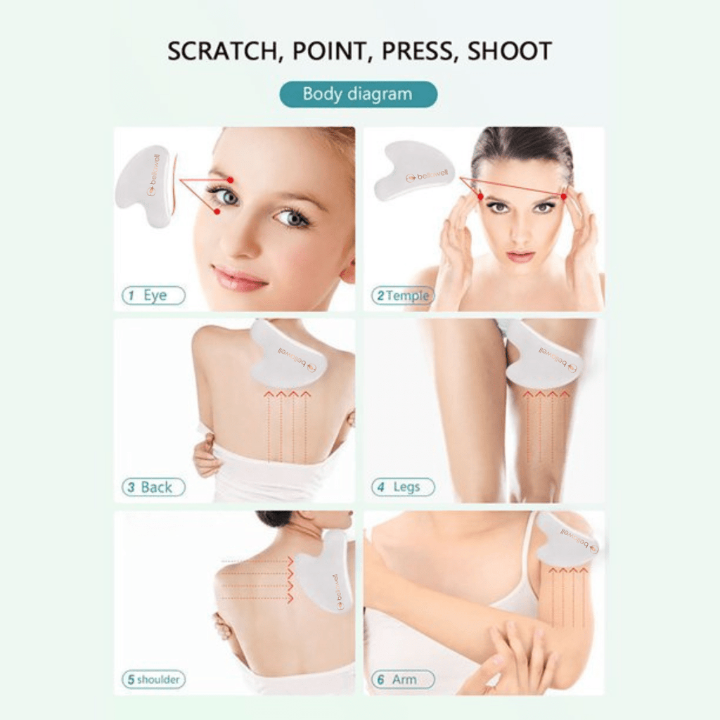 White Jade Gua Sha – Ancient Facial Lifting & Sculpting Tool