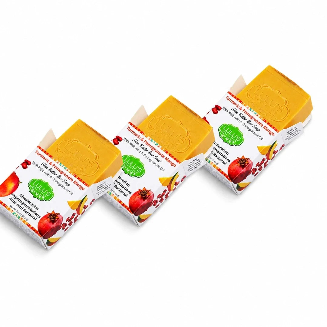 Pomegranate Mango Turmeric Kojic Shea Butter Bar Soap