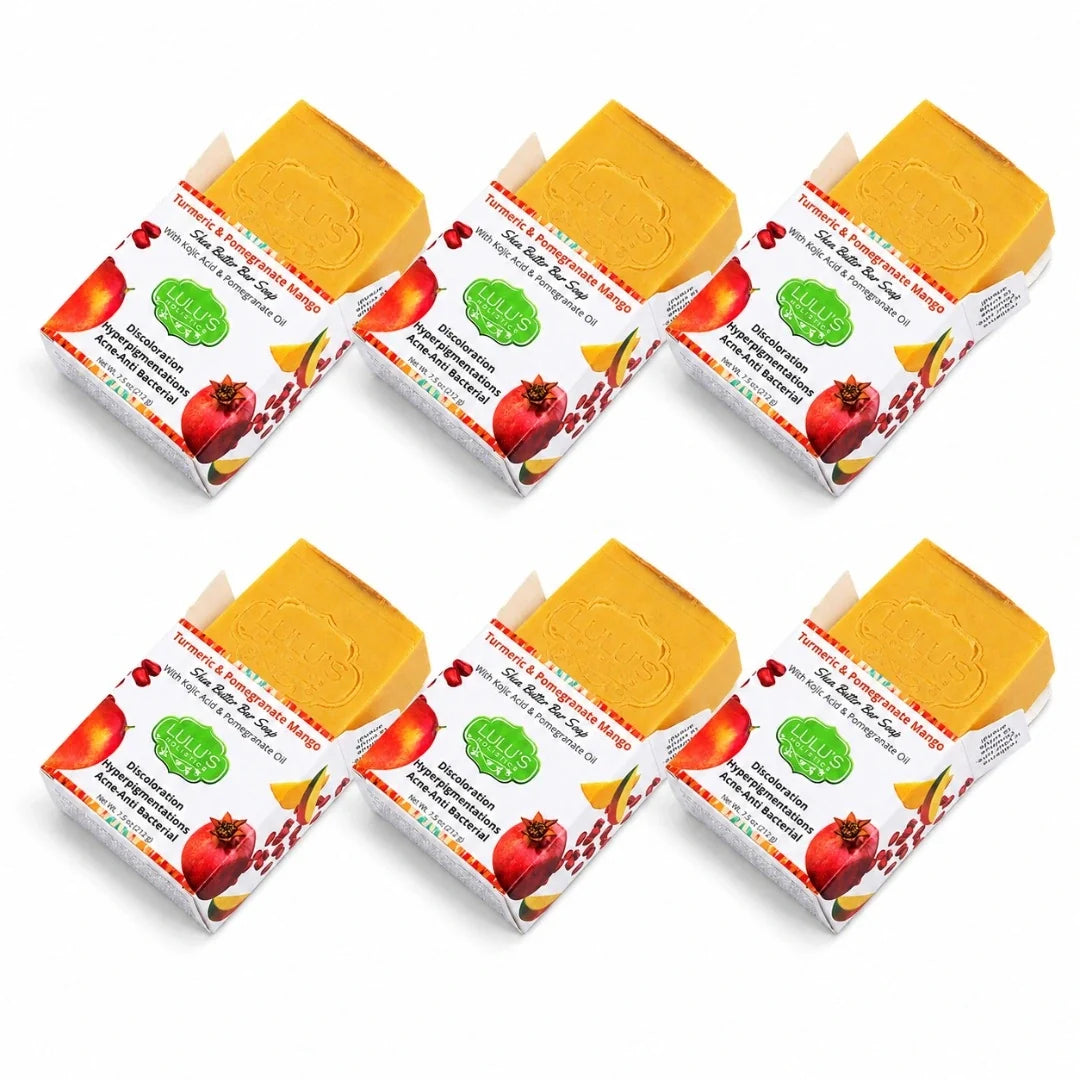 Pomegranate Mango Turmeric Kojic Shea Butter Bar Soap