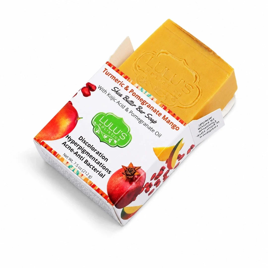 Pomegranate Mango Turmeric Kojic Shea Butter Bar Soap