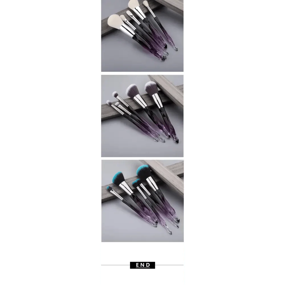 Crystal Glitter Makeup Brush Set