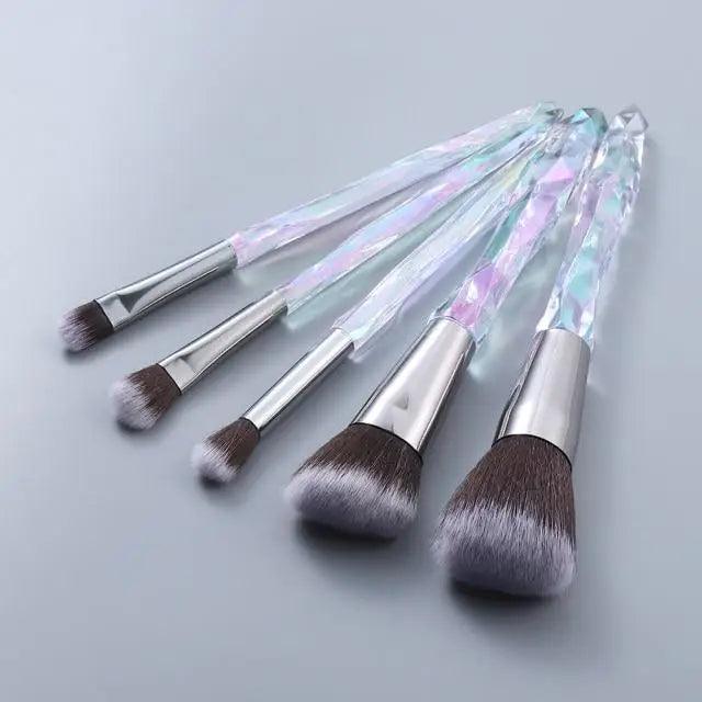 Crystal Glitter Makeup Brush Set